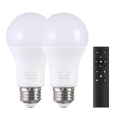 MXhme A19 LED bulbs with remote control for convenient lighting in the living room.