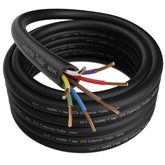 Mygatti 7-way trailer wire 25ft with color-coded cables for easy hookup.