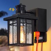 Myhaptim porch light front view, enhancing curb appeal and entry safety.