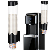 MYITYARD large cup dispenser front view shows sturdy wall mount for easy cup access.
