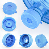 Myvision reusable cap on a 3-5 gallon bottle mouth provides a secure seal