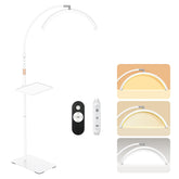 Mznoo Lash Light half-moon lamp provides shadow-free illumination for precise lash work.