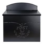 NACH Chelsea wall mount mailbox outside, secure and weather-ready for daily mail.