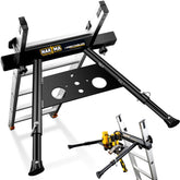 Nakyma Ladder Stabilizer top-attachment improves stability when working at height.