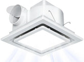 Nalle bathroom exhaust fan with light panel for efficient moisture removal and ambient illumination.