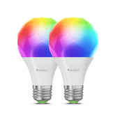 Nanoleaf Essentials color-changing bulb for vibrant ambient lighting in living spaces.