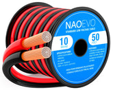 NAOEVO 10AWG red conductor spool for simple 12V wiring projects