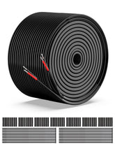 NAOEVO 16 AWG two-conductor wire bundle with flexible insulation for easy routing.