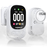 Narremcoy 3-in-1 CO detector plug-in with Ultra HD display for precise room monitoring.