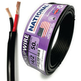 NATIONAL Wire&Cable 14 AWG 2-conductor stranded wire, flexible for DIY projects