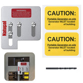 Natupal interlock plate for safe generator integration in Square D panels