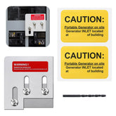 Natupal interlock plate for safe generator connection