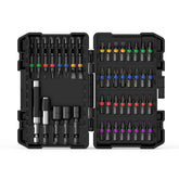 NAWIN 45-piece bit set in case for organized, portable quick access.