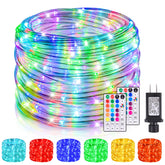 Nazuwke 99Ft LED rope light for vivid outdoor decor