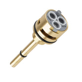 NBPLUS RP51919 diverter cartridge close-up in brass shows precise engineering for durable performance.