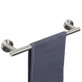 NearMoon bath towel bar in brushed nickel, 16-inch length, rustproof for bathrooms.