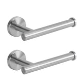 NearMoon brushed nickel bathroom holder side view showing sturdy wall mount