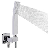NearMoon brass handheld shower head with durable brass body and ergonomic grip for daily use.