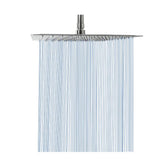 NearMoon 12 by 12 inch square brushed nickel rain shower head for full body coverage.