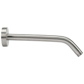 NearMoon shower arm with brushed nickel finish for durable, rust-resistant performance.