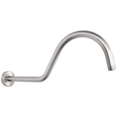 NearMoon brushed nickel 16-inch extension arm extends reach for tall users