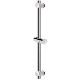 NearMoon shower slide bar mounted on wall with chrome finish for durable installation