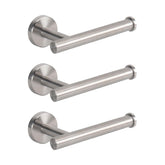 NearMoon toilet paper holder in brushed nickel, wall-mounted, 6-inch length for large rolls