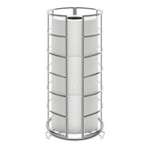 NearMoon toilet paper organizer stand with metal base provides stable bathroom storage