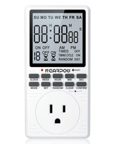 NEARPOW outlet timer digital display shows clear timing for daily schedules.