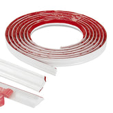 NeatiEase trim strip applied to wall surfaces for a clean edge finish