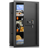 Nebakne 25.6-inch tall fireproof wall safe between studs for discreet storage.