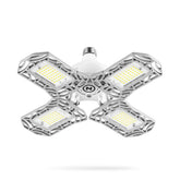 NEBO High Bright 9000 front view shows plug-in garage light delivering wide, bright coverage