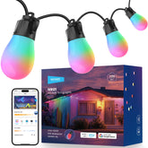 NEEWER 96ft outdoor RGBW lights setup for inviting exterior ambiance