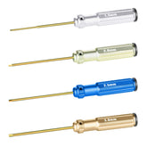 NEEWER titanium nitride hex screwdrivers set, front view, durable red handles for electronics work