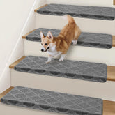 NEKL bullnose stair treads with edge protection for safer wooden stairs.