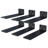 NEODROP 6-pack 10-inch floating brackets for hidden shelf support