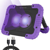 Neonic cordless UV black light ready for portable night fishing use.
