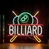 NEONLAND billiards neon sign wall decor adds arcade vibe