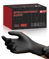 NEOTRIL 4 mil black nitrile gloves with textured grip for secure handling