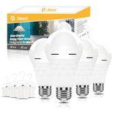 Neporal A19 emergency light bulb in a lamp for daily use and outages