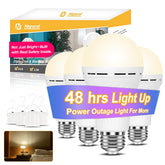 Neporal LITE bulb showing 2-3 hour runtime for outages and events.