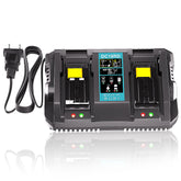 NEPOWILL dual ports charger powering Makita batteries efficiently