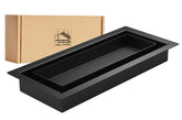 NEUFORM floor register with tray flush-mount front view for seamless flooring integration