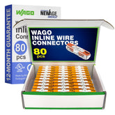 New Age America WAGO 221-2401 80pc kit showing easy, reusable wire connections for projects