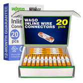 New Age America WAGO 221-2401 inline connector case keeps parts organized.