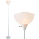 Newhouse Lighting Joey 71-inch floor lamp lighting a room for living spaces