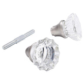 Newliplace crystal glass door knobs add vintage charm and durability to interiors