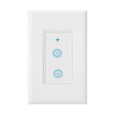 Nexete Smart Wi‑Fi double switch on wall enabling two-gang control from a single location.