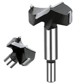 NICAVKIT 2 inch carbide forstner bit drilling precise holes in hardwood