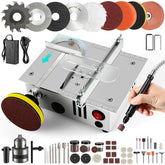 Nicklaua Mini Table Saw with dual-motor control enabling safer, more precise cuts
